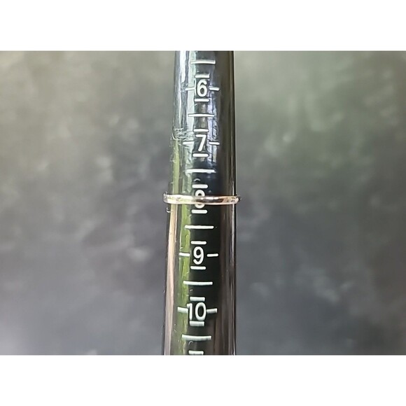 925 Sterling Silver Amethyst Floral Shaped Ring Vintage, SIZE US 8 - Picture 7 of 10